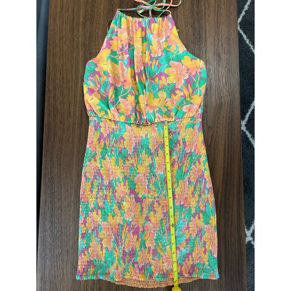 lost & wonder Eternal Lights Floral Minidress in Peach. Size Large. NWOT - Picture 10 of 11